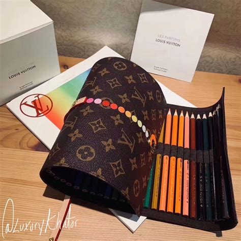 louis vuitton pencil cases|louis vuitton colored pencils.